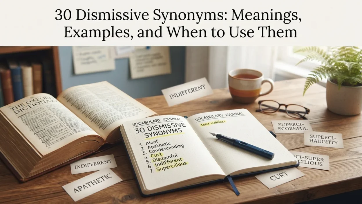 Dismissive Synonyms