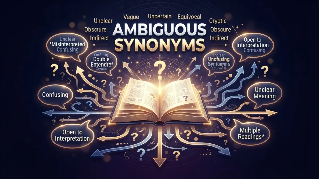 Ambiguous Synonyms