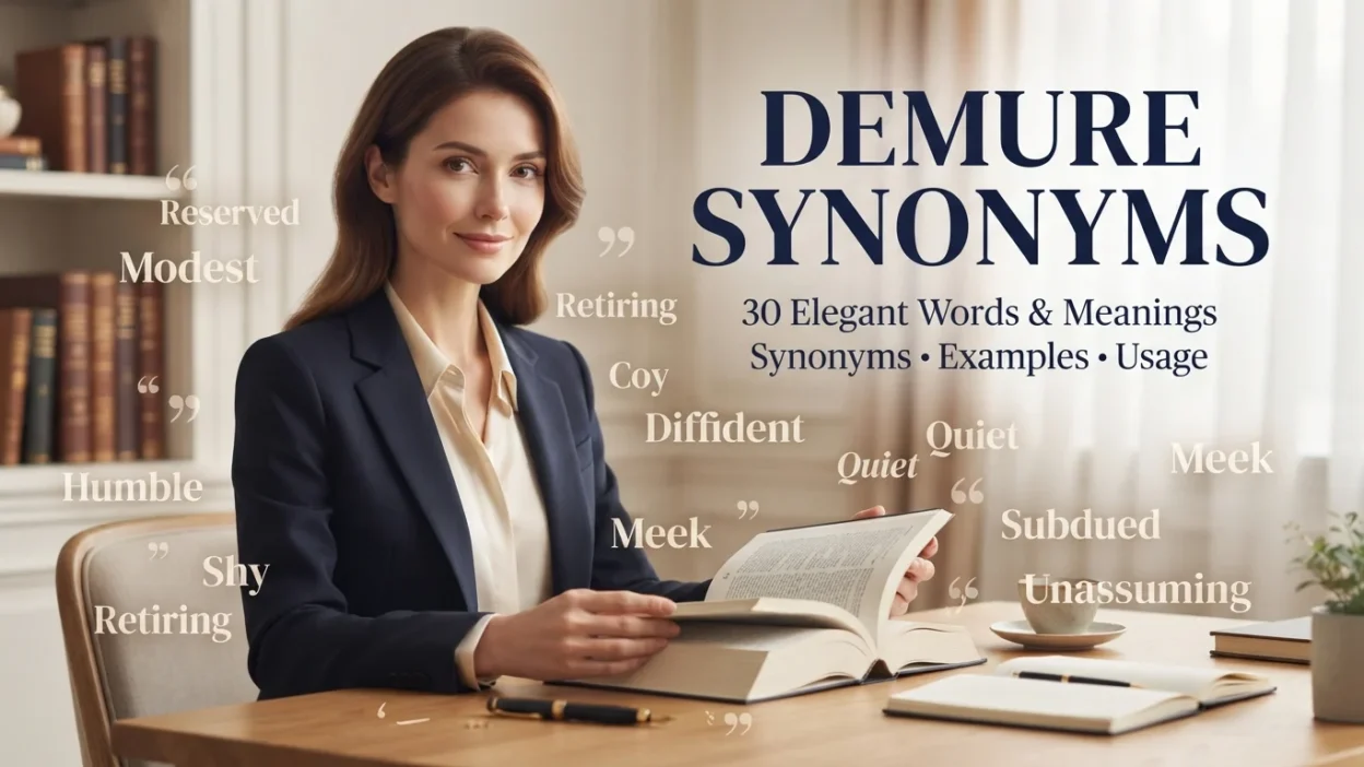 Demure Synonyms