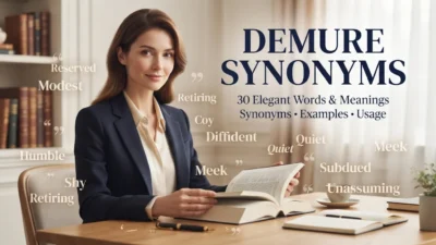 Demure Synonyms