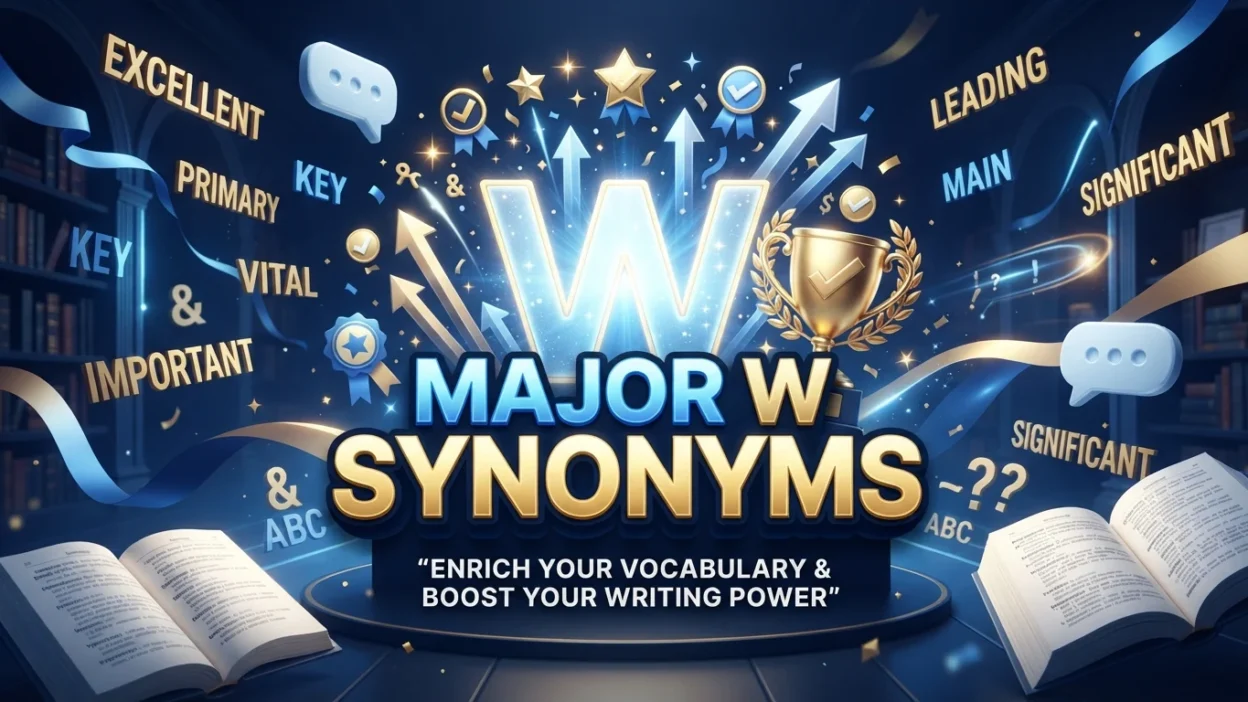 Major W Synonyms