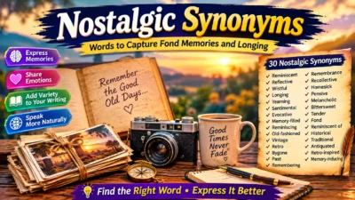 Nostalgic Synonyms