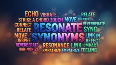 Resonate Synonyms