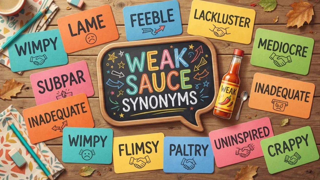 Weak Sauce Synonyms