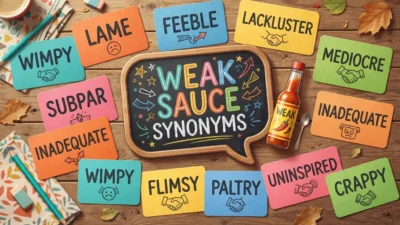 Weak Sauce Synonyms