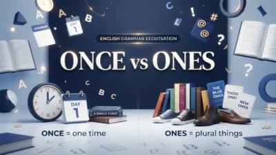 Once vs Ones