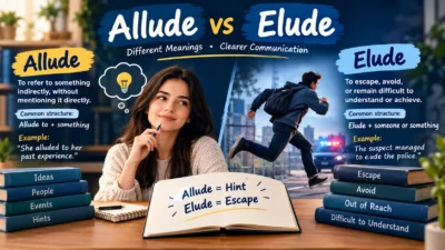 Allude vs Elude
