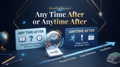 Any Time After or Anytime After