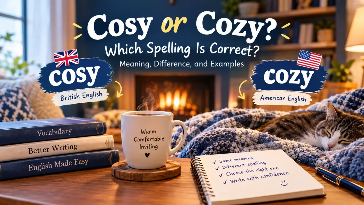 Cosy or Cozy