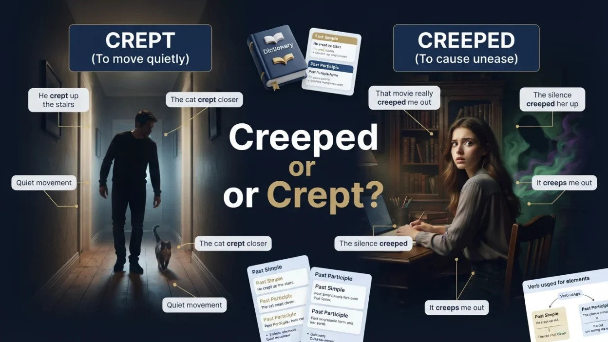 Creeped or Crept