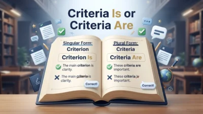 Criteria Is or Criteria Are