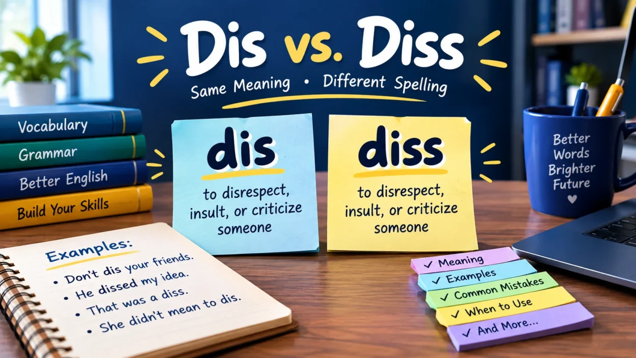 Dis vs. Diss