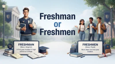 Freshman or Freshmen