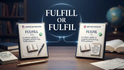 Fulfill or Fulfil