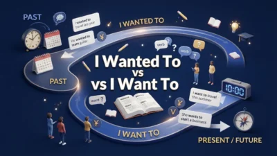 I Wanted To vs I Want To