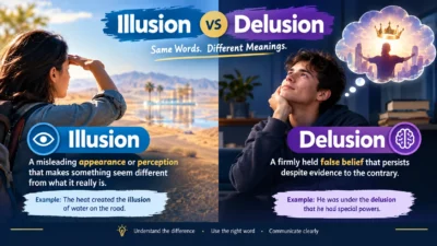Illusion vs Delusion