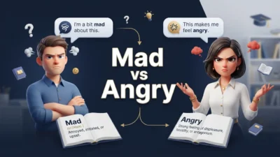 Mad vs Angry
