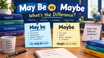 May Be vs Maybe