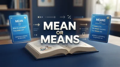 Mean or Means