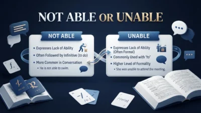 Not Able or Unable