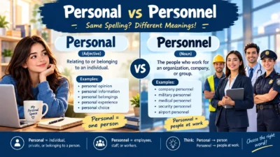 Personal vs Personnel