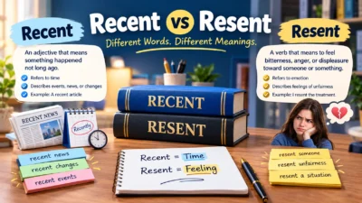 Recent vs Resent