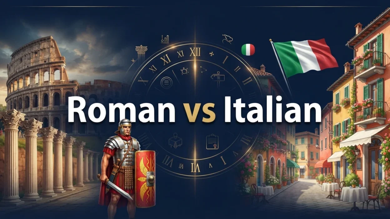 Roman vs Italian
