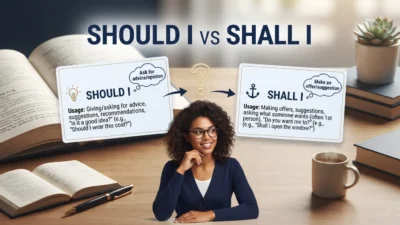 Should I vs Shall I