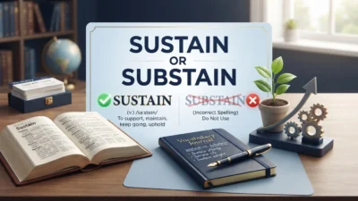 Sustain or Substain