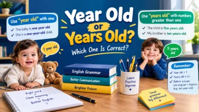 Year Old or Years Old