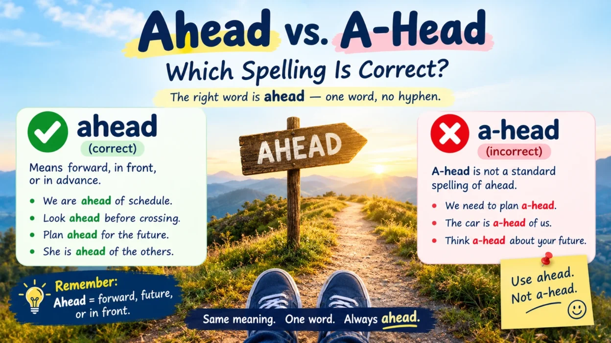 Ahead vs. A-Head