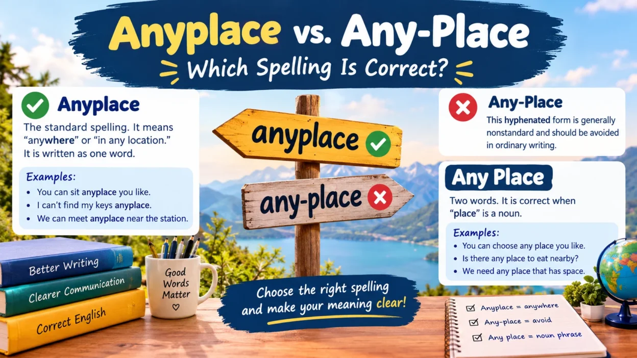 Anyplace vs. Any-Place