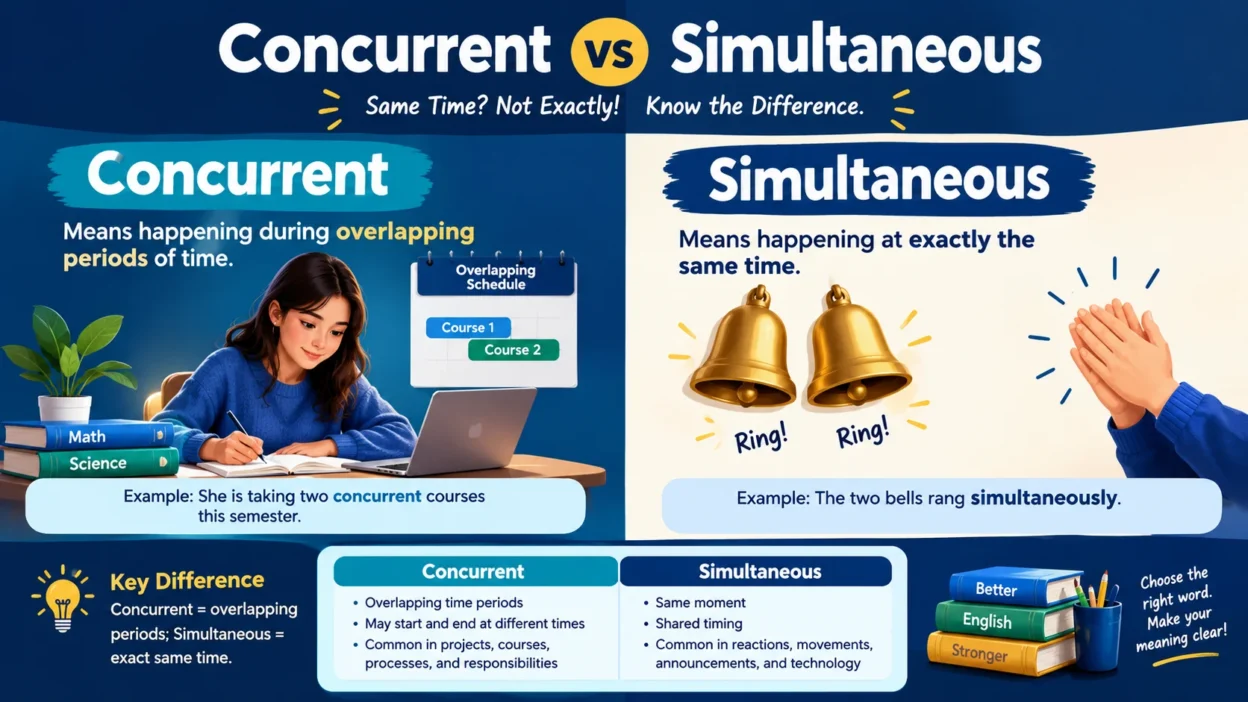 Concurrent vs Simultaneous