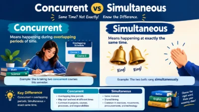 Concurrent vs Simultaneous