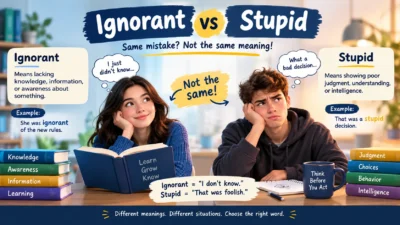 Ignorant vs Stupid