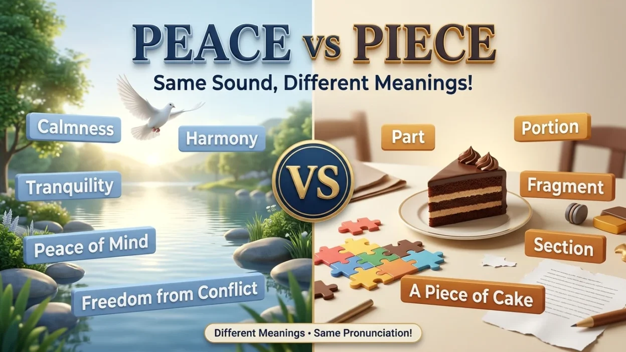 Peace vs. Piece